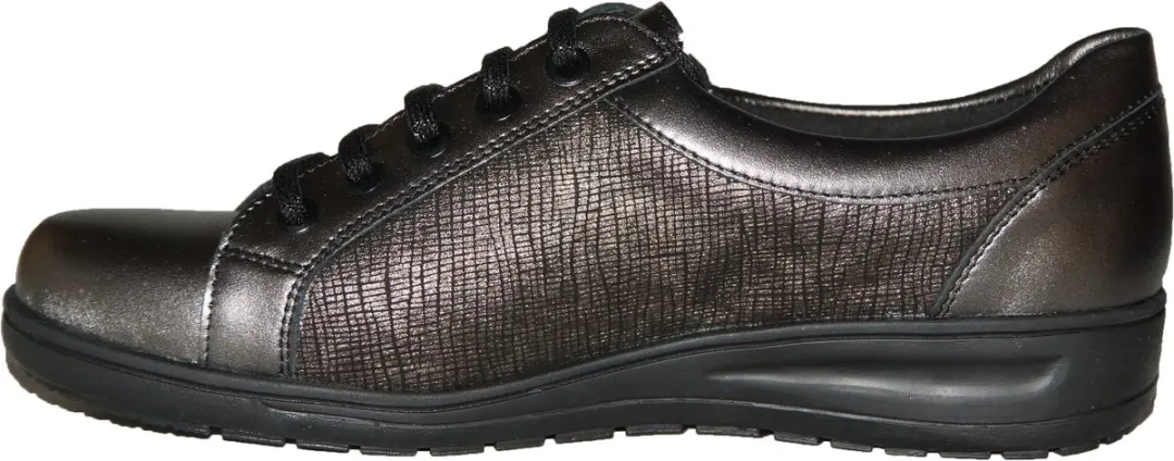 Solidus 29001 Kate Wijdte K Dames Veterschoenen - Maat 42 Metallic