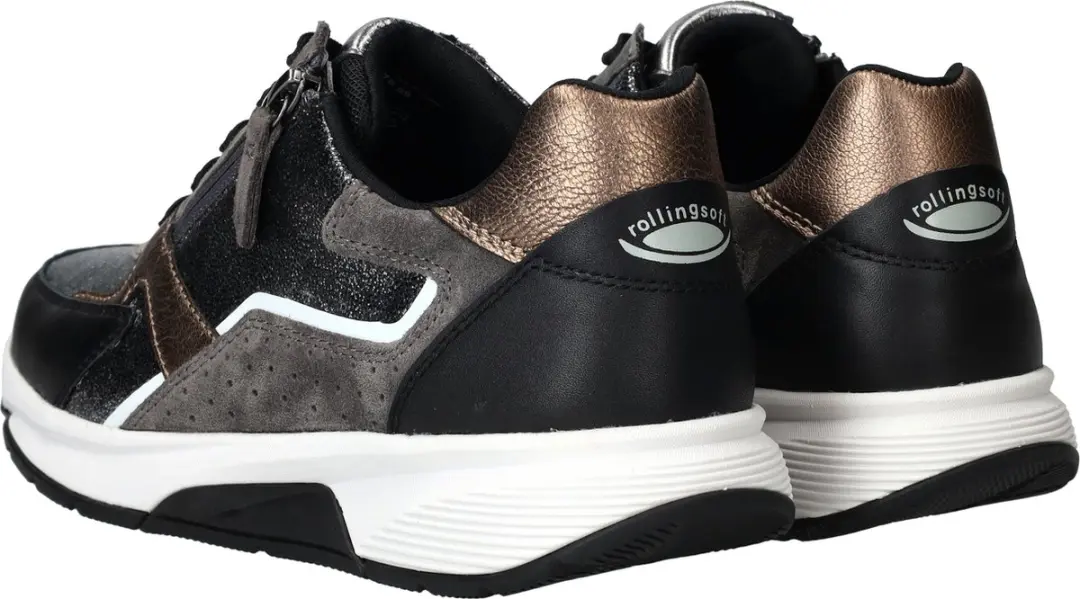 Gabor Rollingsoft Veterschoenen 37 - Zwart