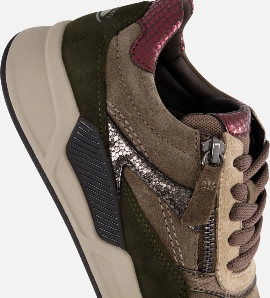 Gabor Rollingsoft Sneakers 106219 - Dames - Grijs Suede
