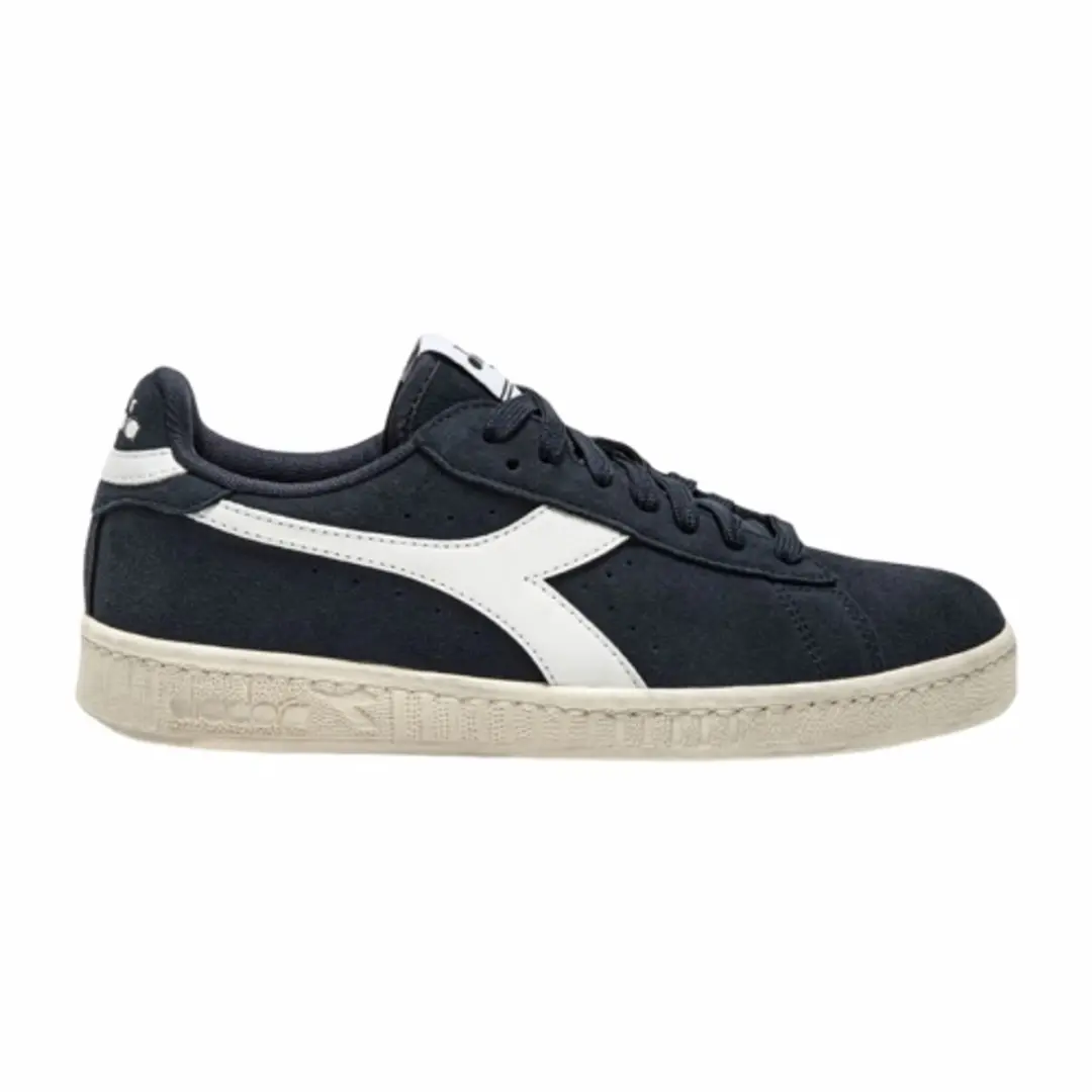 Diadora Unisex Game L Low Suede Waxed Blue Denim-Schoenmaat 39