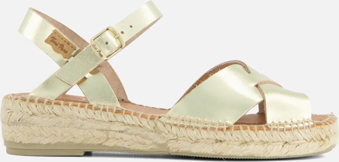 Toni Pons Esther Espadrille goud Leer