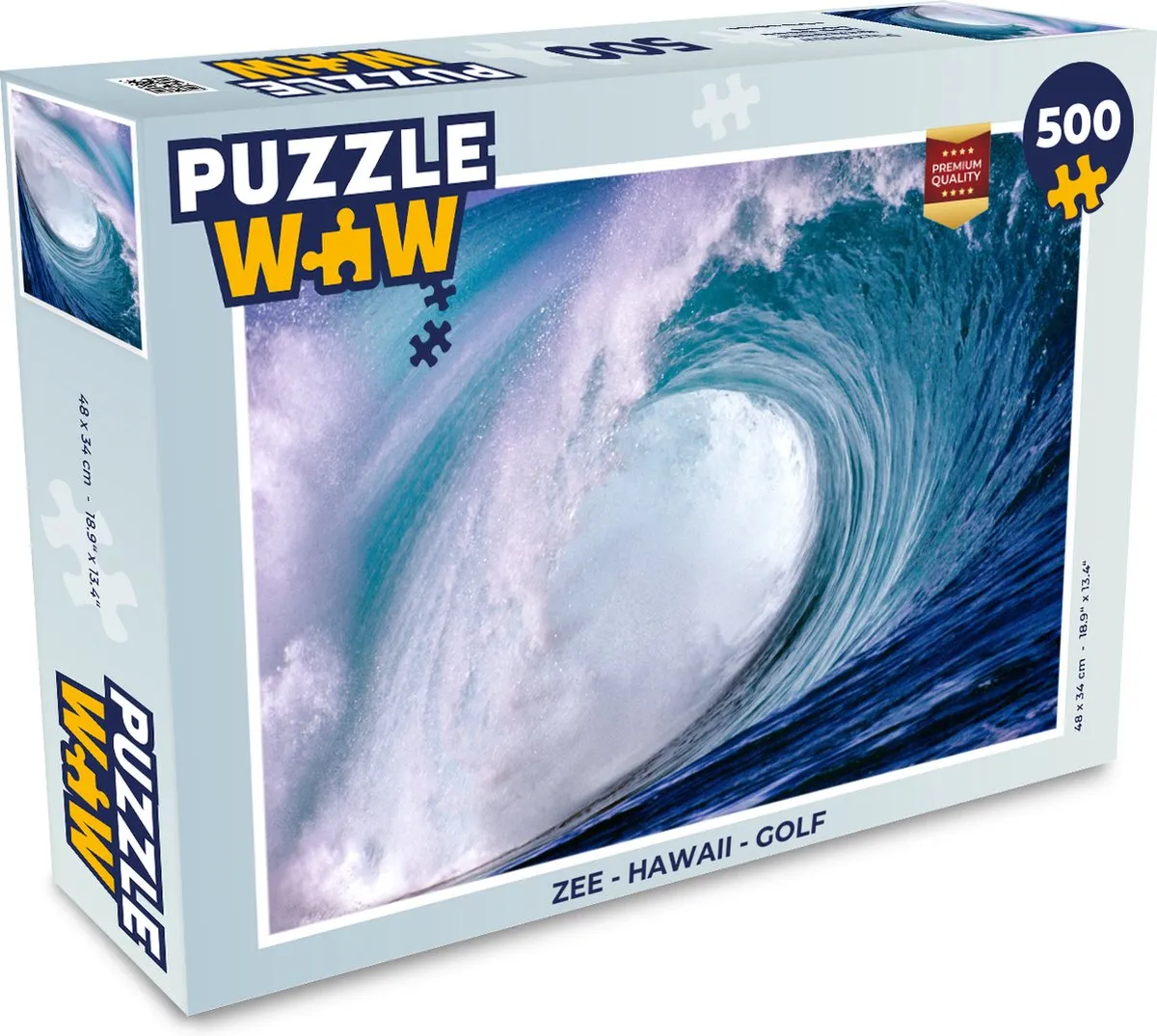 PuzzleWow Hawaii Golf Legpuzzel 500 Stuks - Multicolor