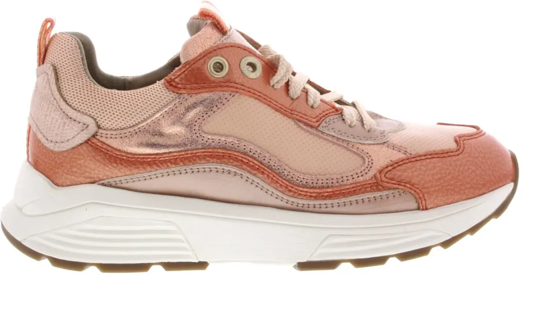 Dames Veterschoenen Xsensible Milau Soft Coral Combi Rose