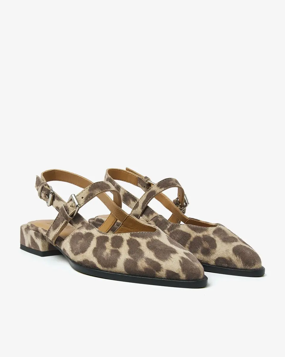 VIA VAI Jazz Valerie Slingbacks 38 - Luipaardprint - afbeelding 2 van 6