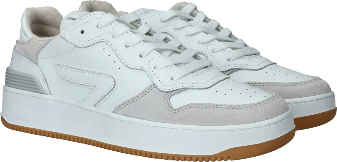 HUB Smash L68 Sneakers - Heren - Wit - Maat:47 - afbeelding 4 van 6