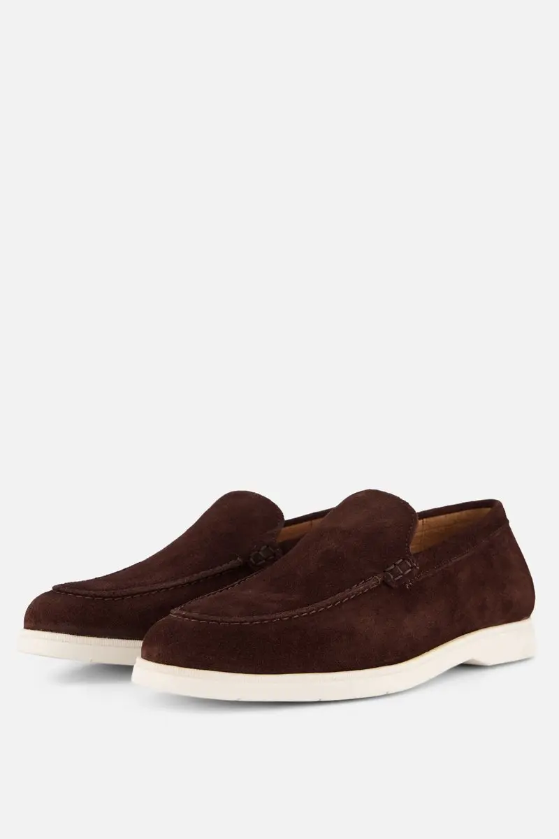 Van Lier Ascona Loafers bruin Leer