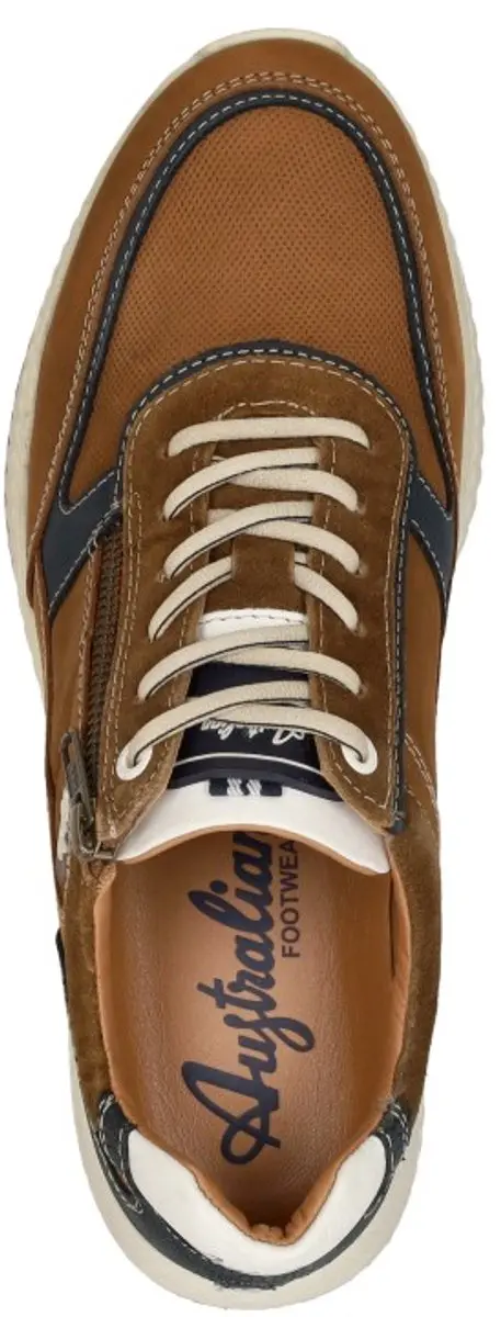Australian Maurizio Veterschoenen Laag - Cognac - Maat 50 - afbeelding 5 van 6