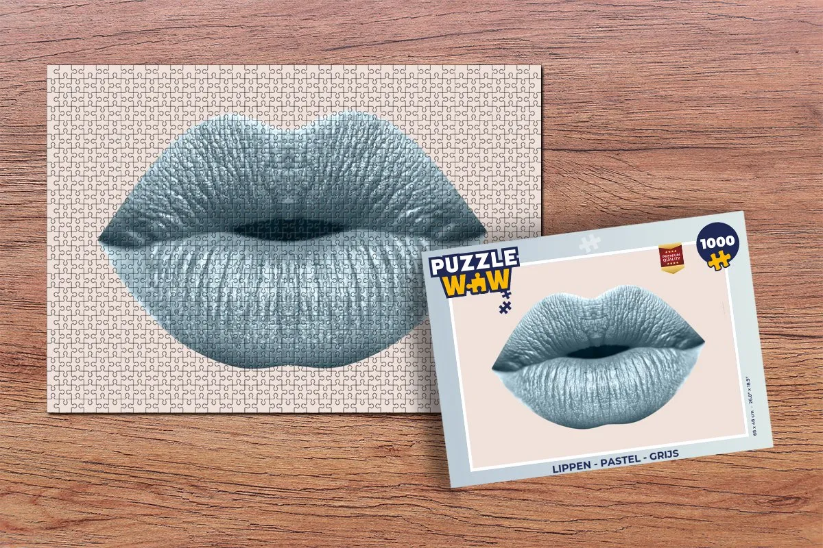 PuzzleWow Lippen Puzzel 1000 Stuks - Multicolor