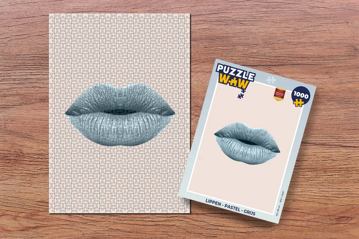 PuzzleWow Lippen Puzzel 1000 Stuks - Multicolor
