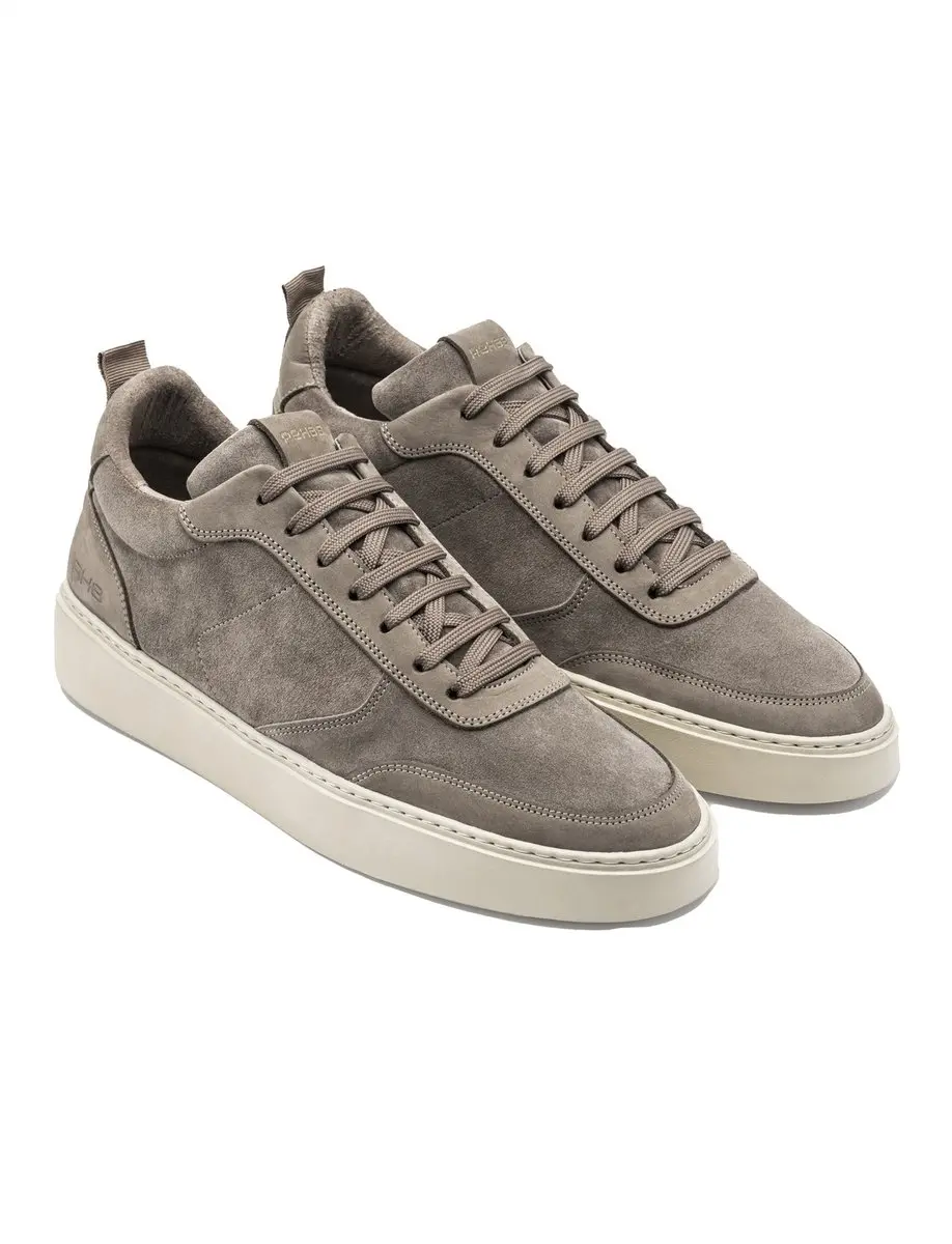 Rehab Oliver Mid Suede 4700 Hoge Sneakers - 47 - Taupe - afbeelding 6 van 6