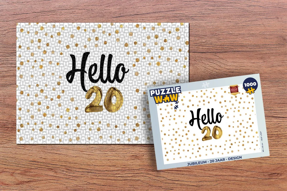 PuzzleWow Legpuzzel 1000 Stuks - Multicolor