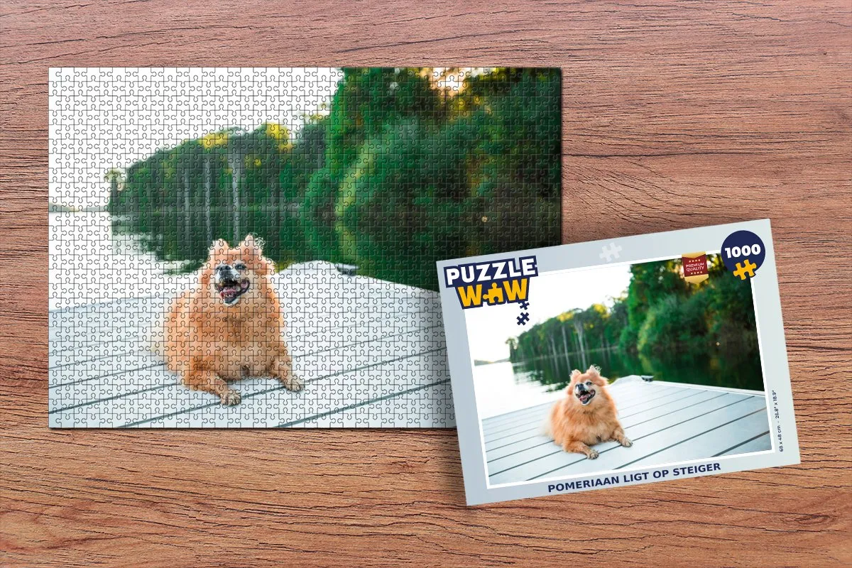 PuzzleWow Legpuzzel Pomeriaan 1000 Stuks - Multicolor