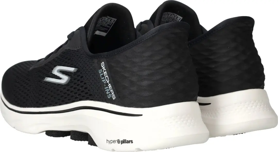 Skechers Slip-ins Go Walk 7 - Free Hand 2 - Heren Instappers - Zwart - afbeelding 6 van 6