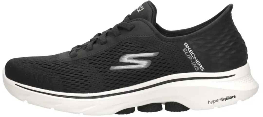 Skechers Slip-ins Go Walk 7 - Free Hand 2 - Heren Instappers - Zwart - afbeelding 3 van 6