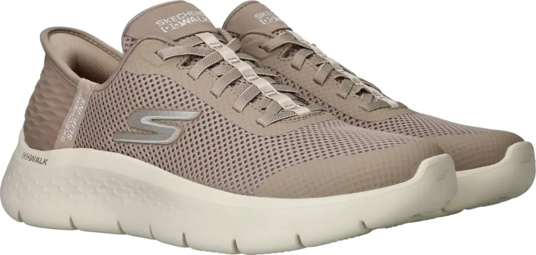 Skechers Go Walk Flex Grand Entry Dames Instappers - Taupe