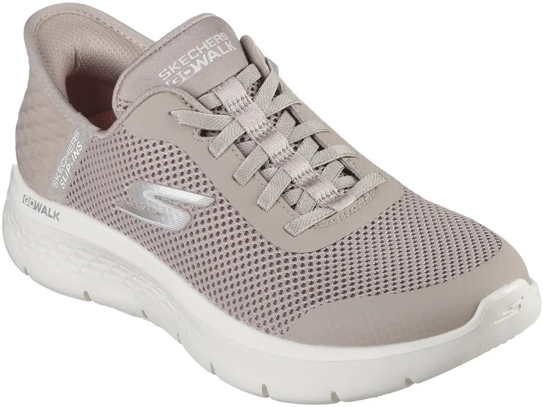 Skechers Go Walk Flex Grand Entry Dames Instappers - Taupe