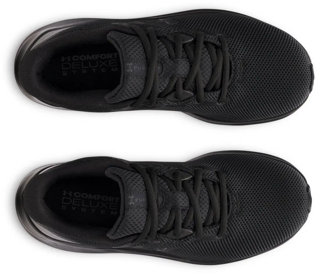 Under Armour Charged Pursuit 4 Hardloopschoenen Dames - Zwart - afbeelding 4 van 6