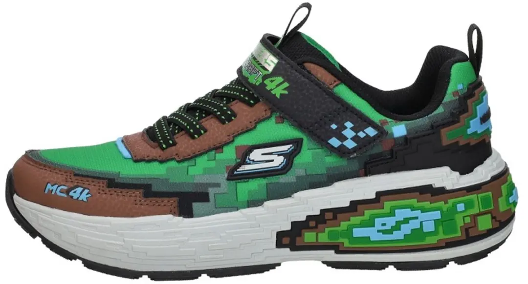 Skechers MEGA-CRAFT 4K Jongens Sneakers - Bruin - afbeelding 2 van 6