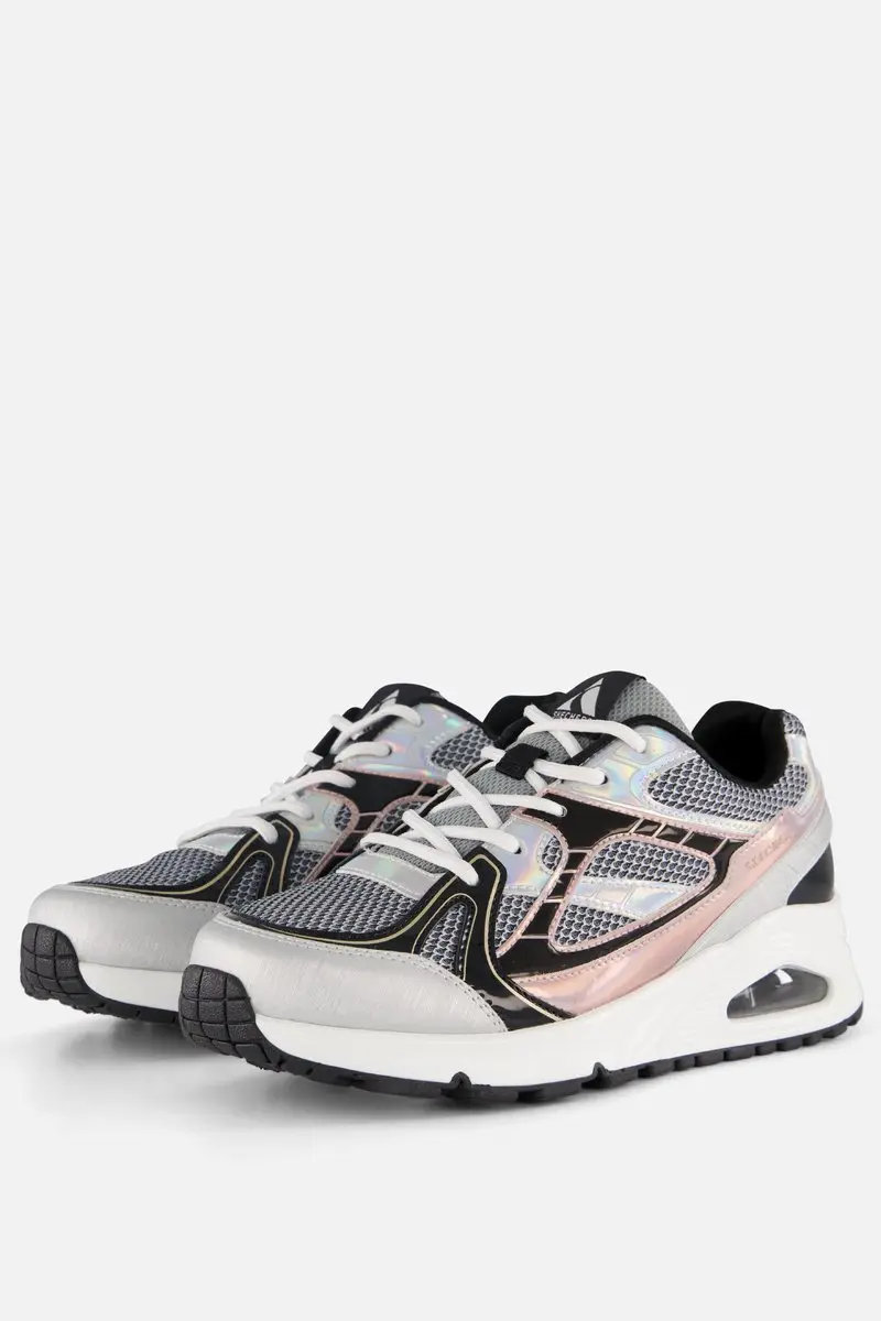 Skechers Uno Gen1-Platinum Flash Meisjes Sneakers