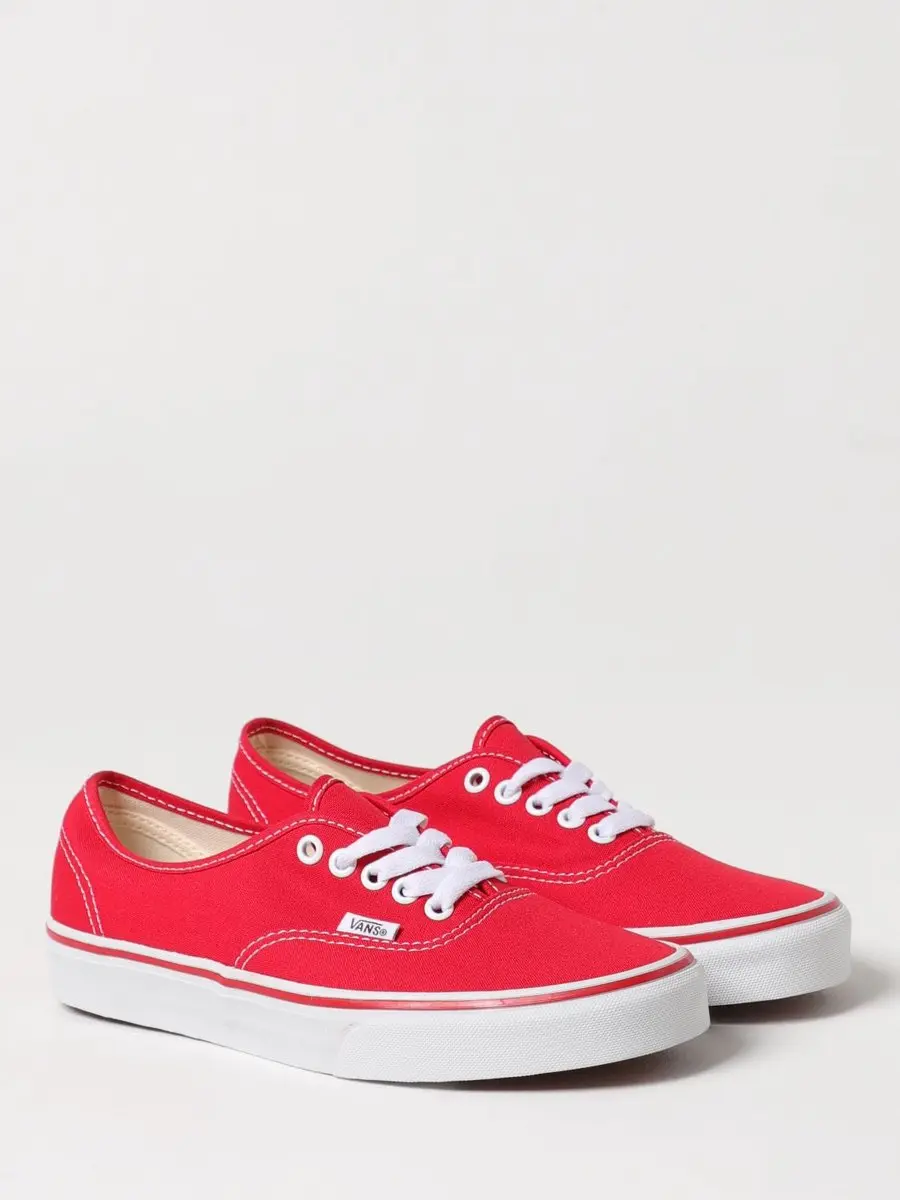 Vans Authentic Low Top Sneaker - Maat 35 - Rood - afbeelding 6 van 6