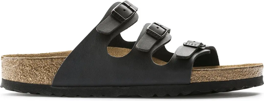 Birkenstock Florida slippers zwart
