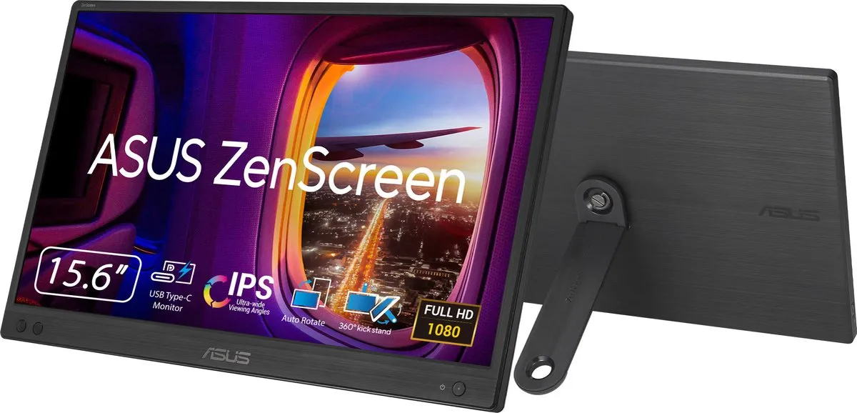 ASUS ZenScreen MB166CR Portable USB-C Monitor 15.6 inch