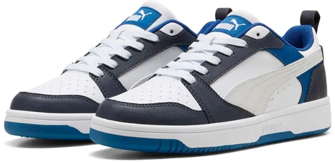 Puma Rebound V6 Lo Schoenen Wit EU 38 1/2 Jongens,Meisjes
