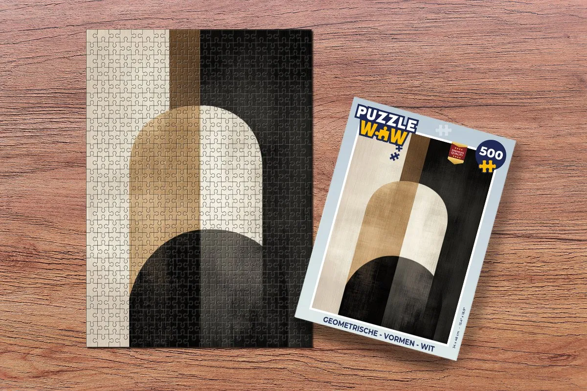 PuzzleWow Geometrische Vormen Legpuzzel 500 Stuks - MPN 8721179515868