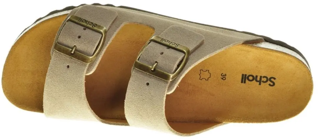 Scholl Josephine Suede Dark Beige maat 35