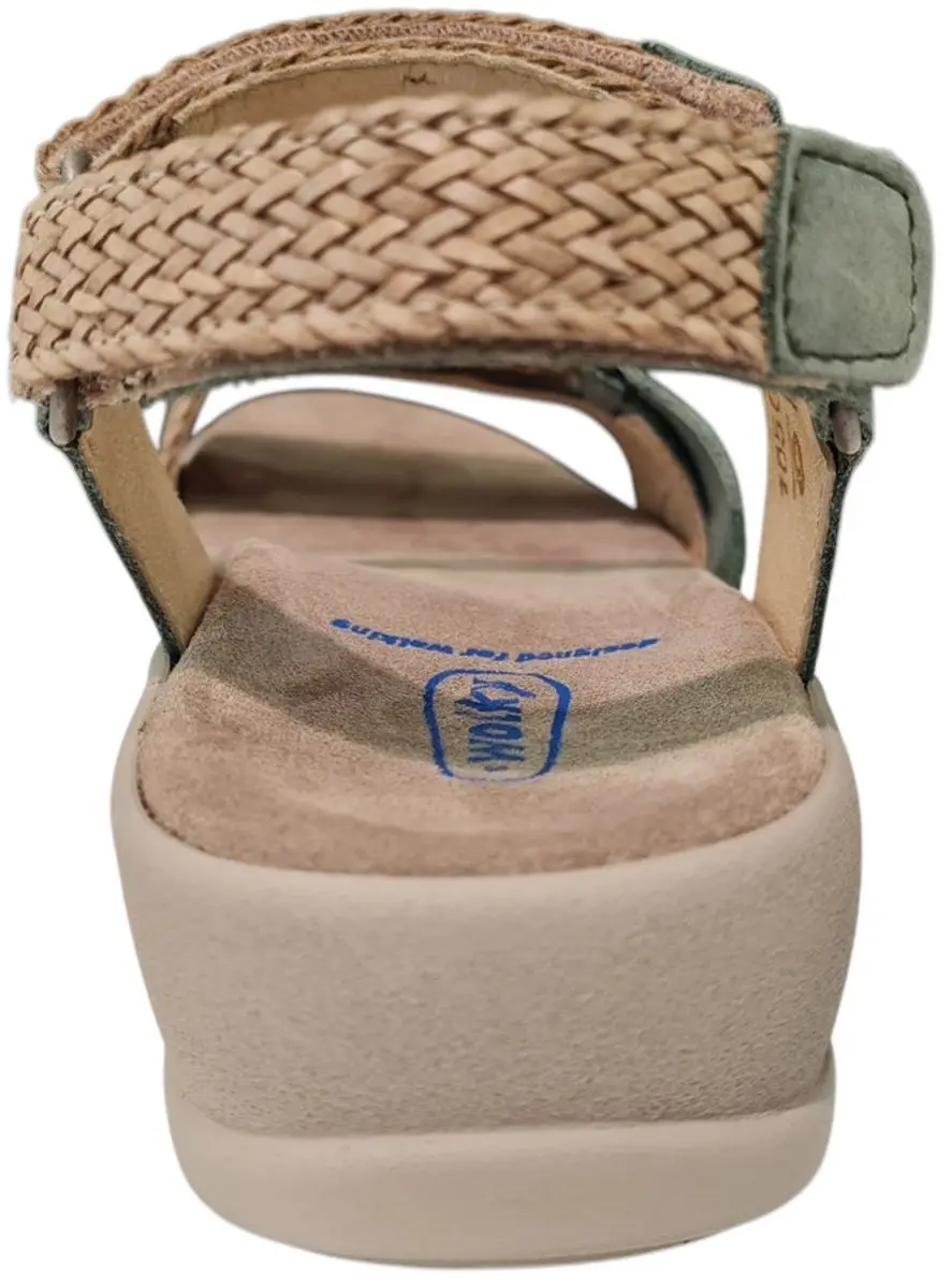 Wolky Dames Sandalen 01056 Acula - 38 - Groen - afbeelding 3 van 6