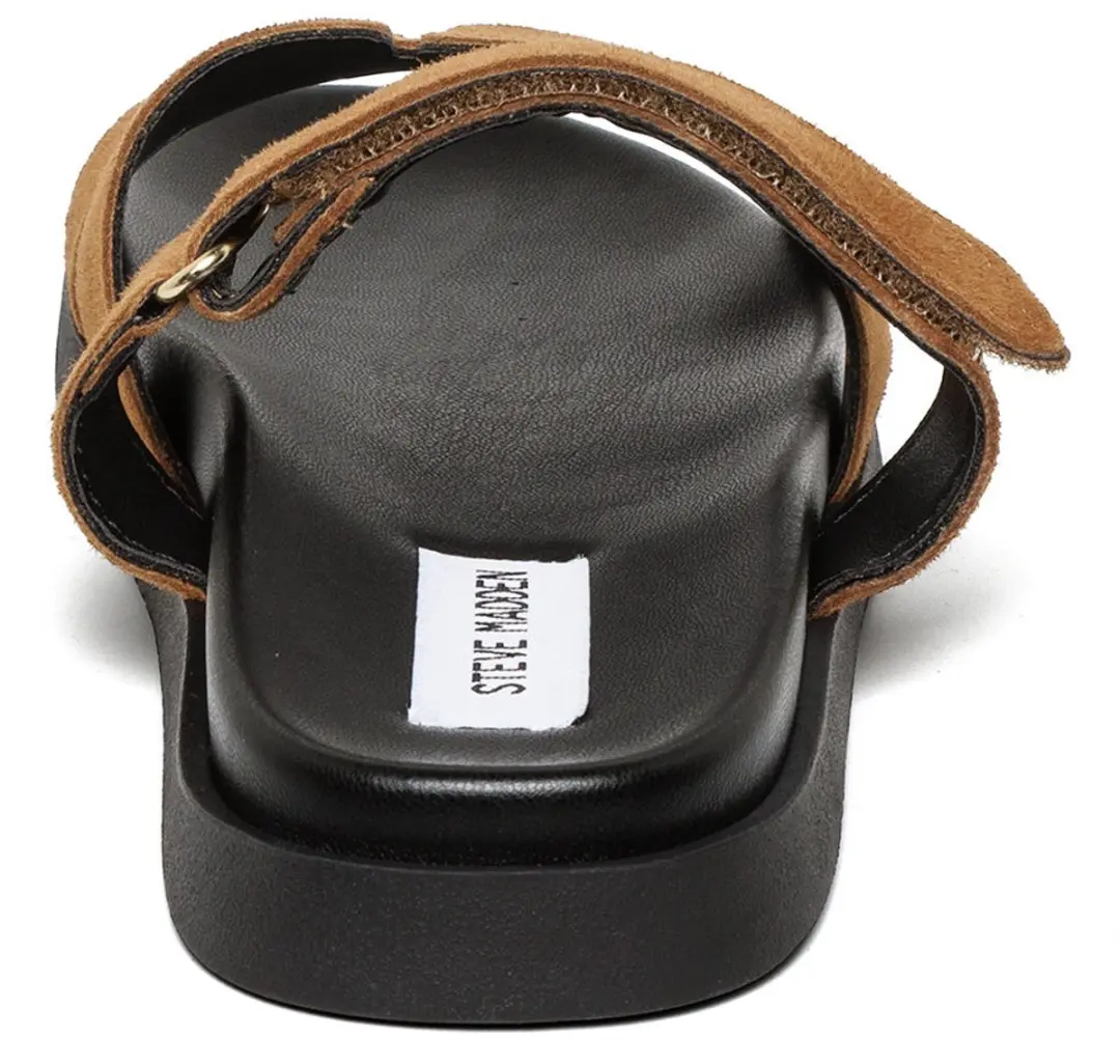 Steve Madden Missile-E Damessandalen - 42 - Bruin/Zwart - afbeelding 4 van 6