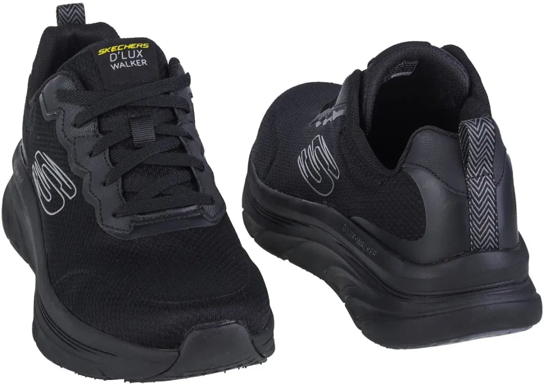 Skechers D'Lux Scrambler Sneakers 232264-BKCC - Zwart - afbeelding 5 van 5