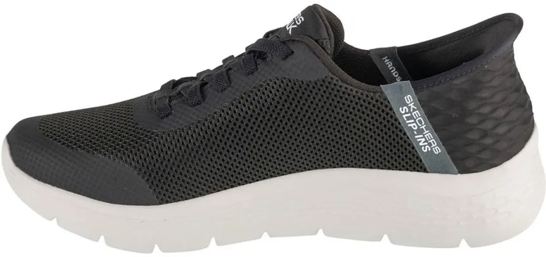 Skechers GO WALK FLEX Hands Up Heren Instappers - Zwart - afbeelding 6 van 6