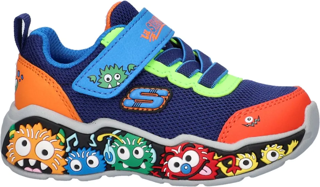 Skechers Play Scene Klittenbandschoen - Maat 22 - Blauw - afbeelding 6 van 6