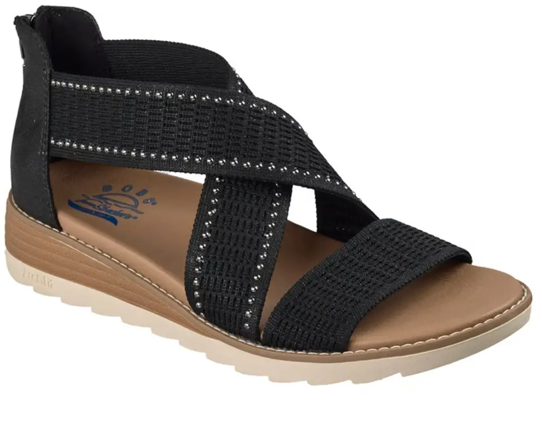 SKECHERS BOB'S WOMENS 113894-BLK, 113894-BLK, Female, Multicolor