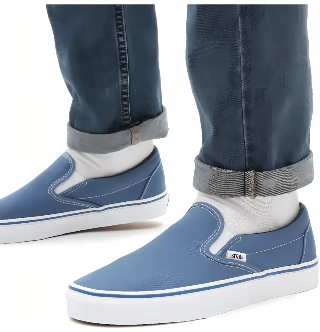 Vans Unisex Classic FTW Slip-On Sneaker - Marineblauw