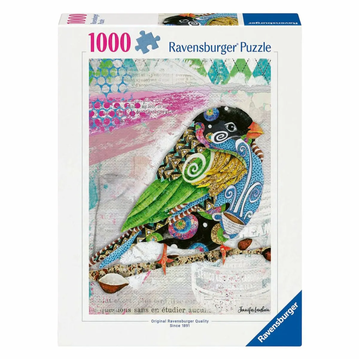 Ravensburger Swirly Bird Legpuzzel 1000 Stuks - Meerkleurig