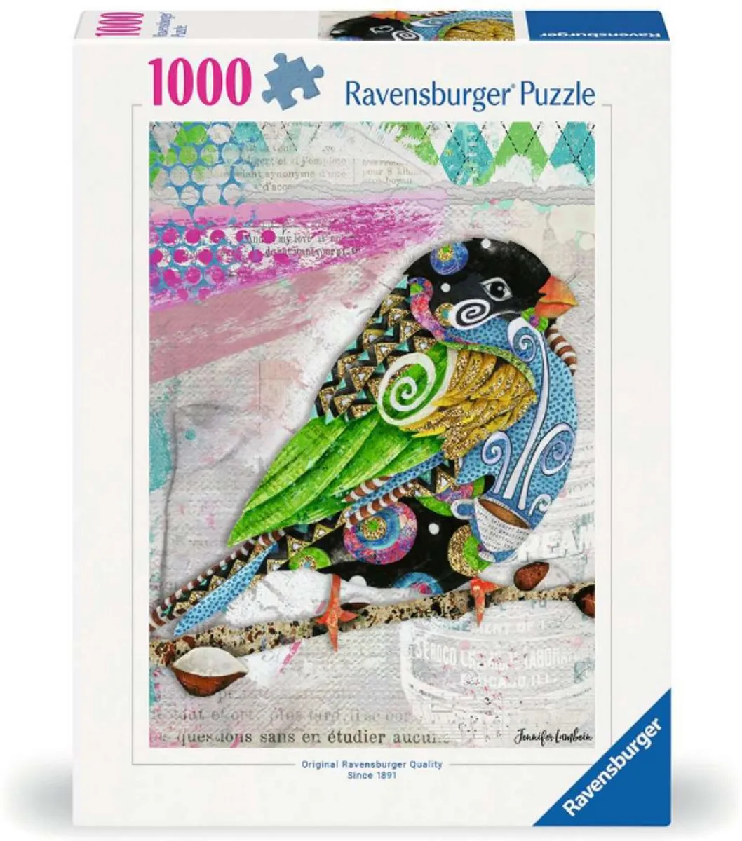 Ravensburger Swirly Bird Legpuzzel 1000 Stuks - Meerkleurig