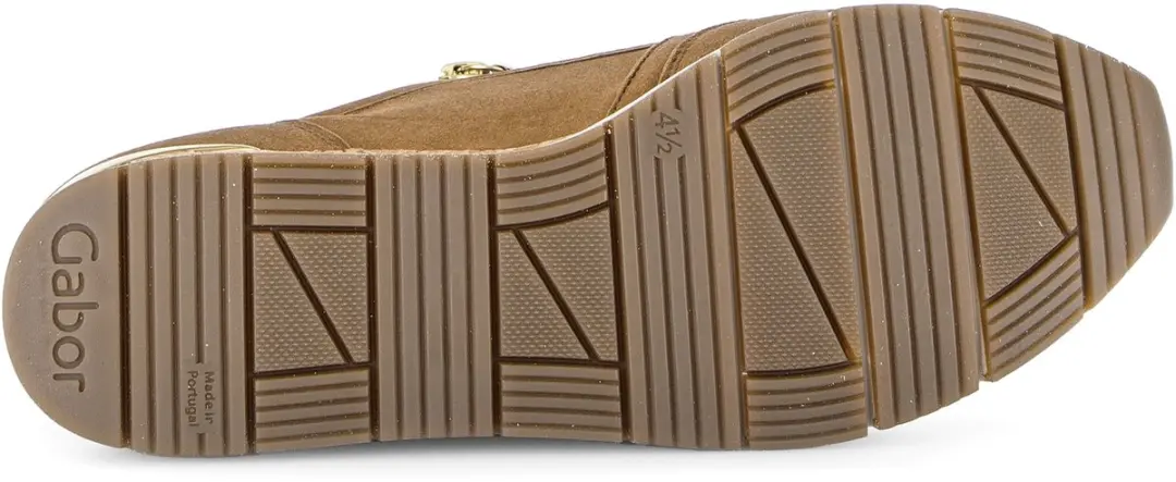 Gabor Suede Veter Rits 7391 4 - Cognac - afbeelding 4 van 6