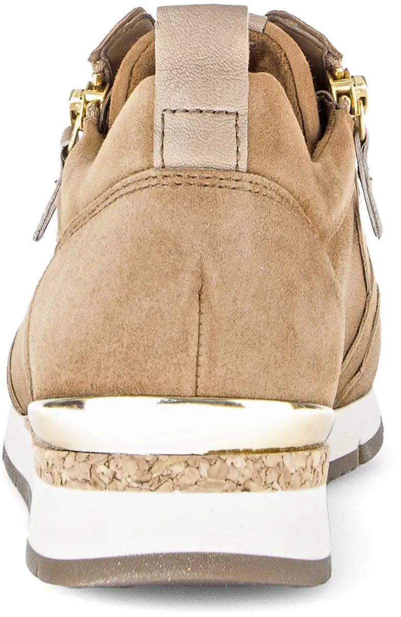 Gabor Suede Veter Rits 7391 4 - Cognac - afbeelding 5 van 6