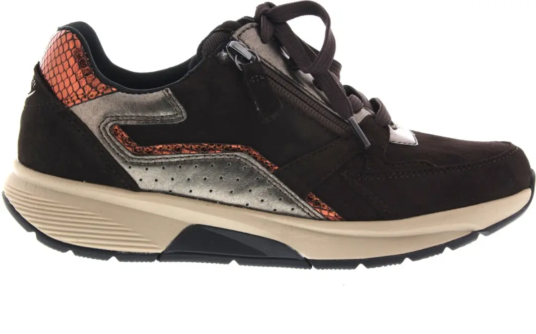 Gabor Rolling Soft Dames Sneakers 0106.01.008 - Donkerbruin - Maat 38