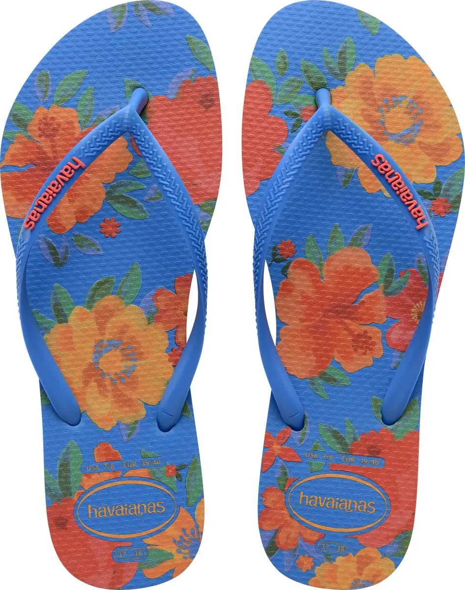 Havaianas HAV. SLIM SUMMER BLISS BRILLIANT Blauw Dames Slippers