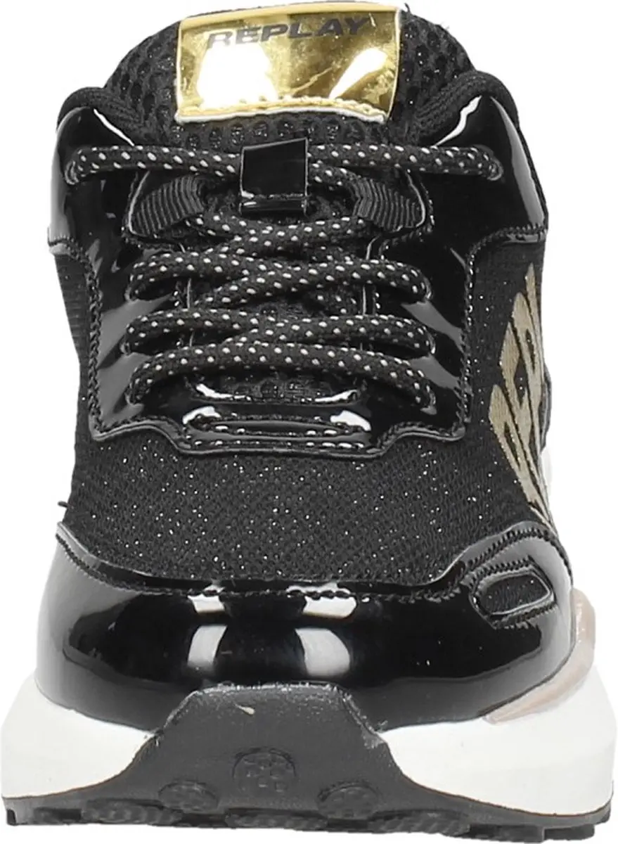 Replay Athena Sneakers Laag - Zwart - Maat 37 - afbeelding 3 van 6