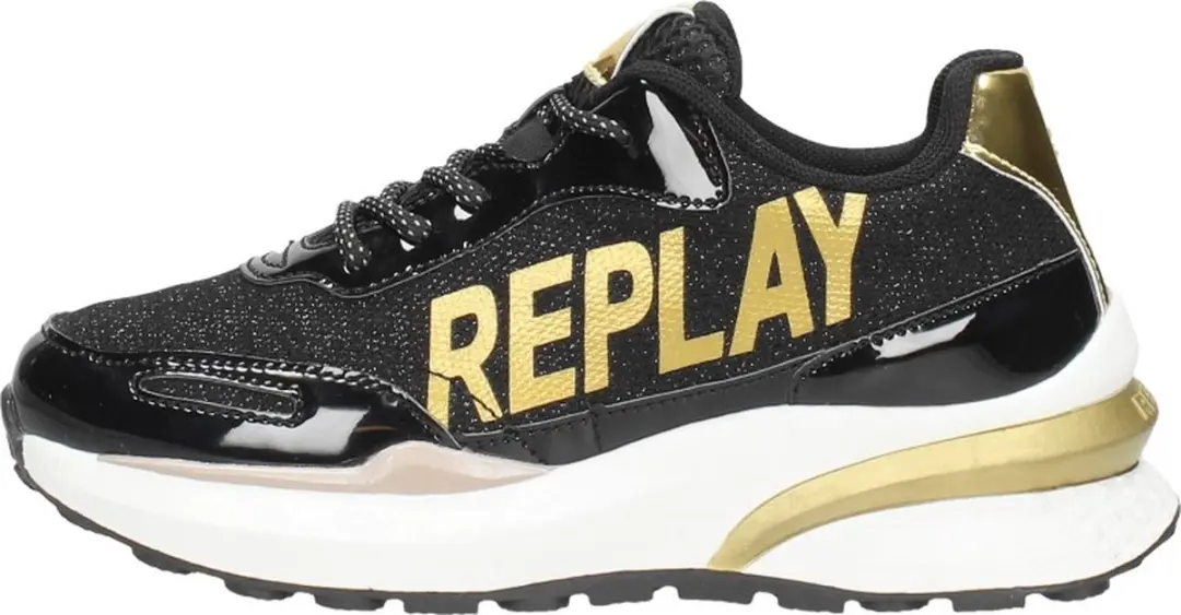 Replay Athena Sneakers Laag - Zwart - Maat 37 - afbeelding 2 van 6