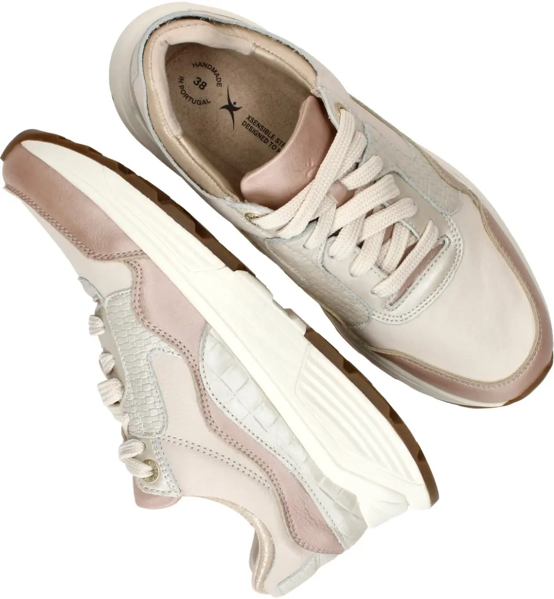 Xsensible Golden Gate Lady Sneakers - Beige - Maat 40 - afbeelding 5 van 6