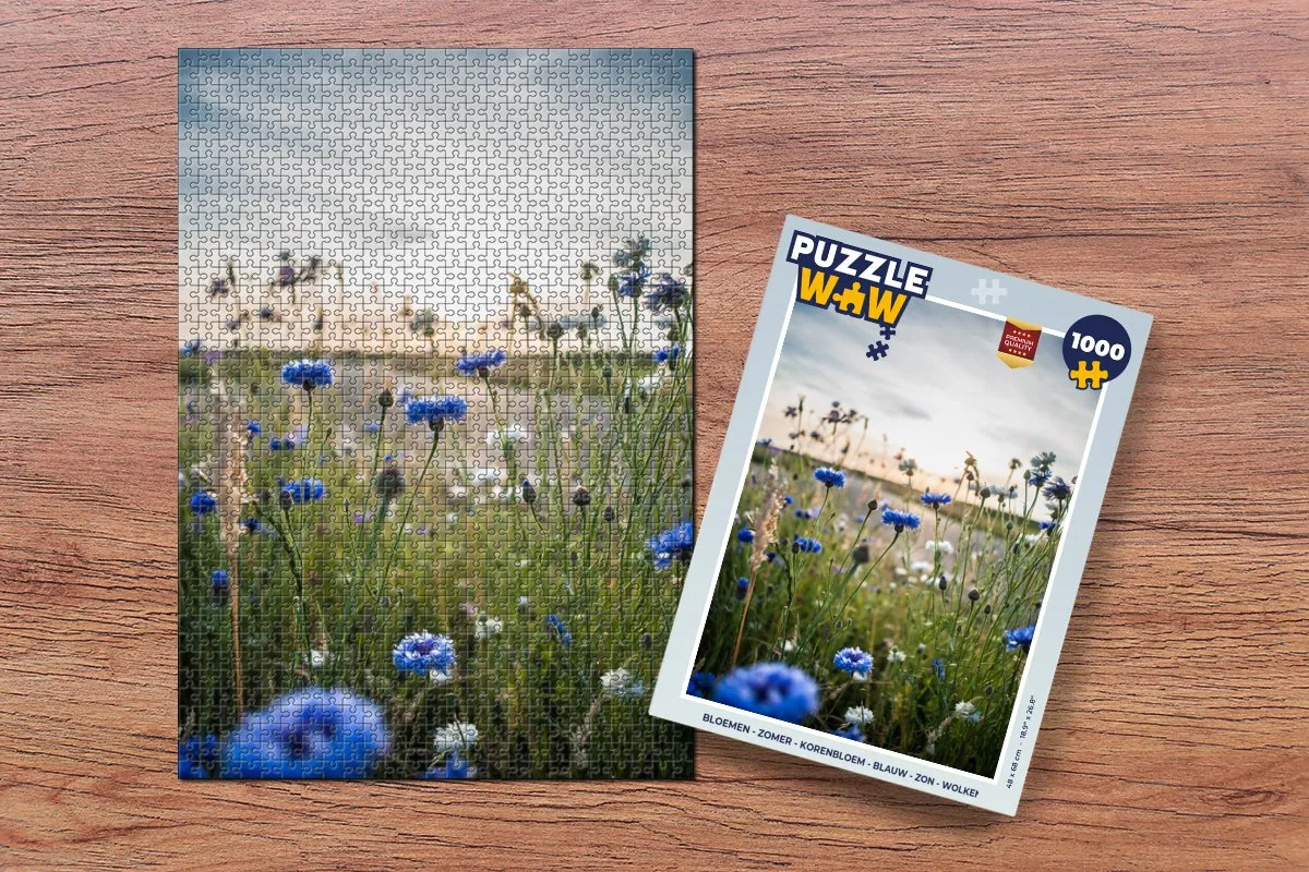 PuzzleWow Bloemen Zomer Legpuzzel 1000 Stuks - Multicolor