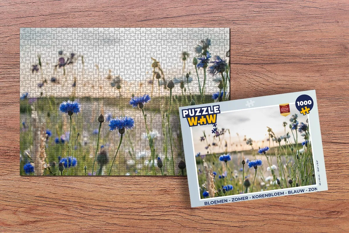 PuzzleWow Bloemen Zomer Legpuzzel 1000 Stuks - Multicolor