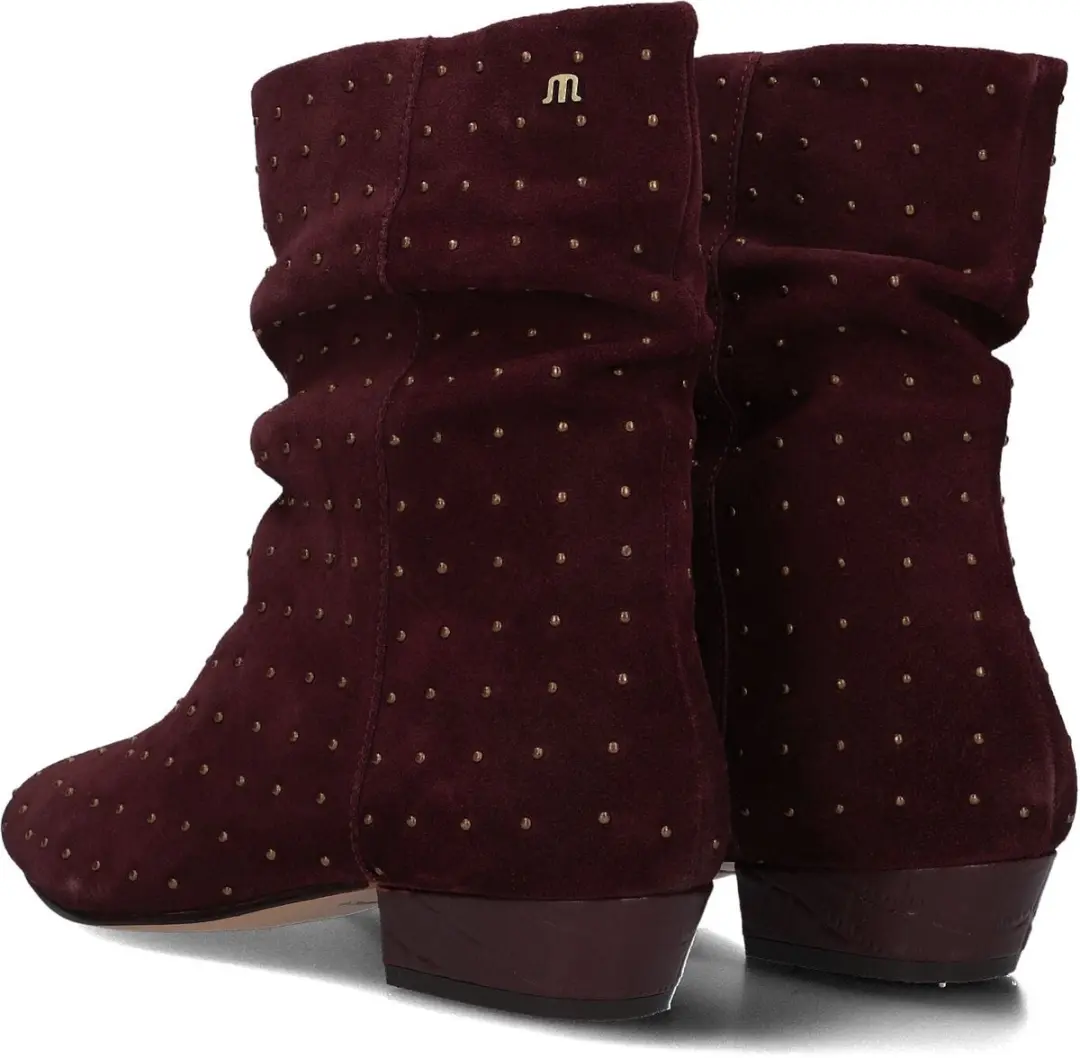 Maruti Amina Enkellaarsjes Dames - Bordeaux Maat 40