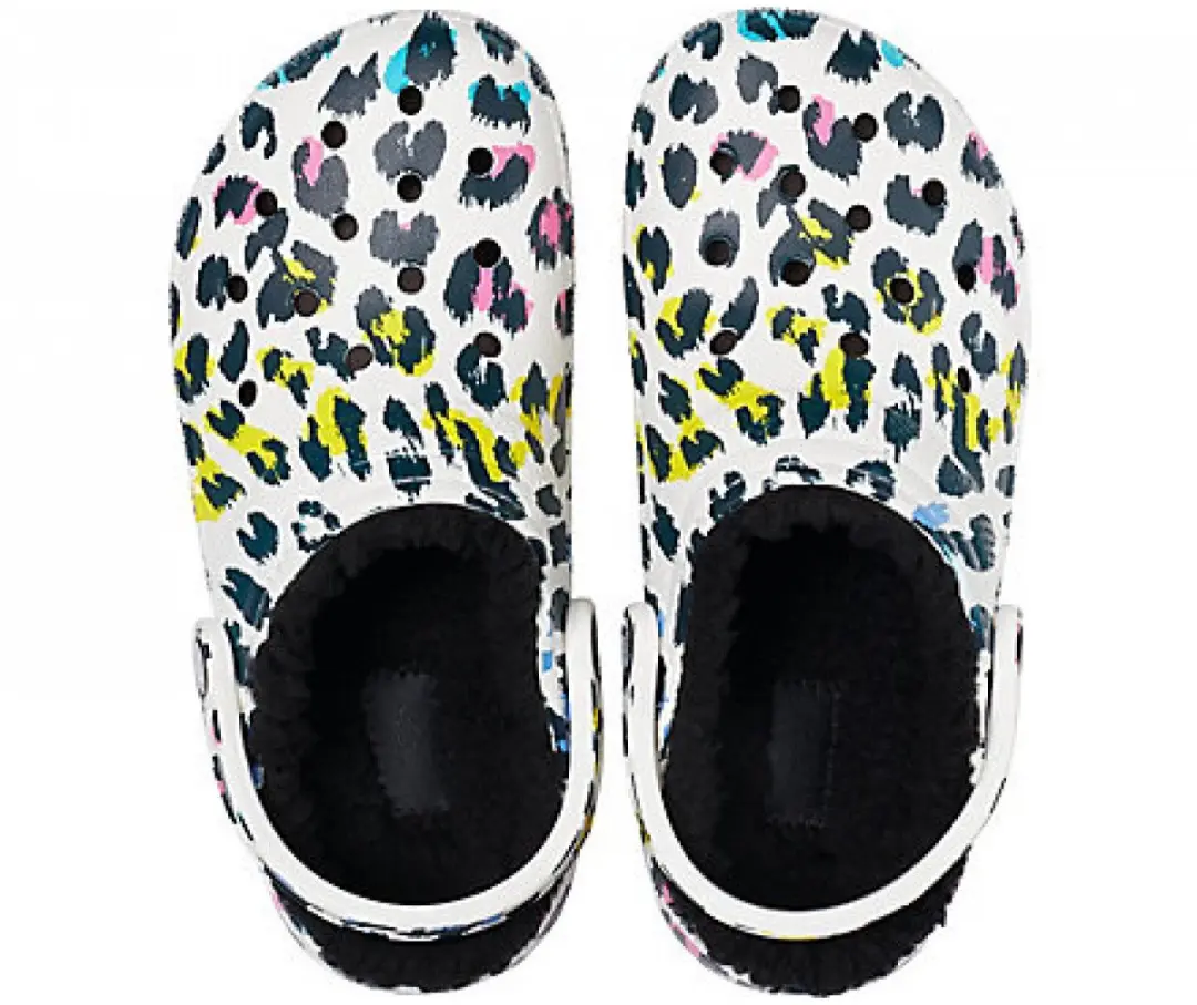 Crocs Classic Gevoerde Out Of This World Clog Multi/Leopard Maat 34/35 US J3