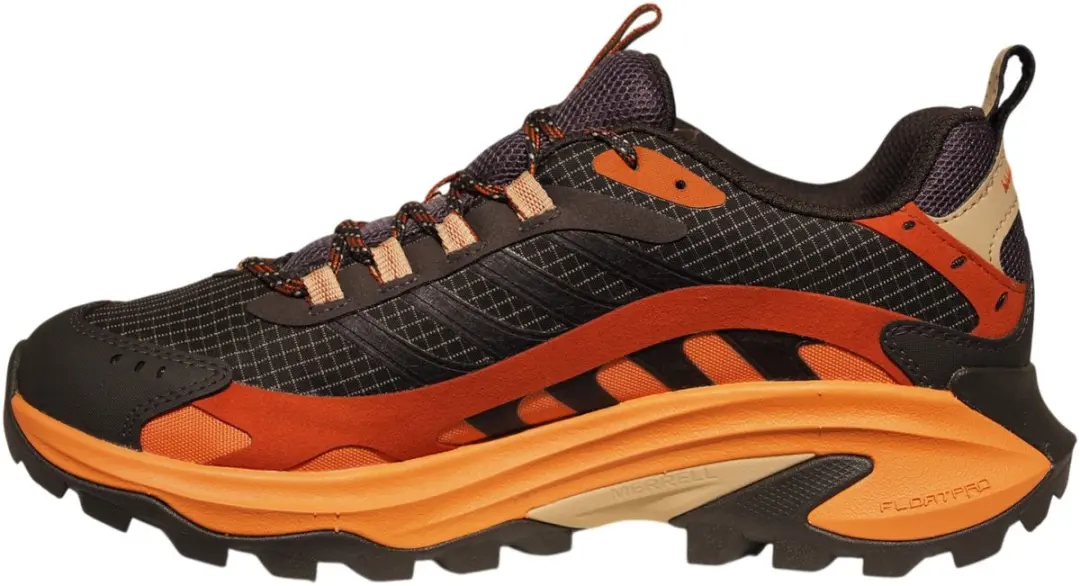 Merrell Moab Speed 2 GTX Sneakers - Grijs/Oranje - afbeelding 4 van 5